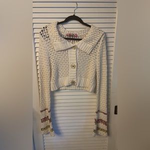Free People Crochet Sweater